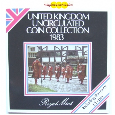1983 Brilliant Uncirculated Coin Set - Click Image to Close